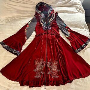 Ozz Oneste Oriental Long Cardigan Dress